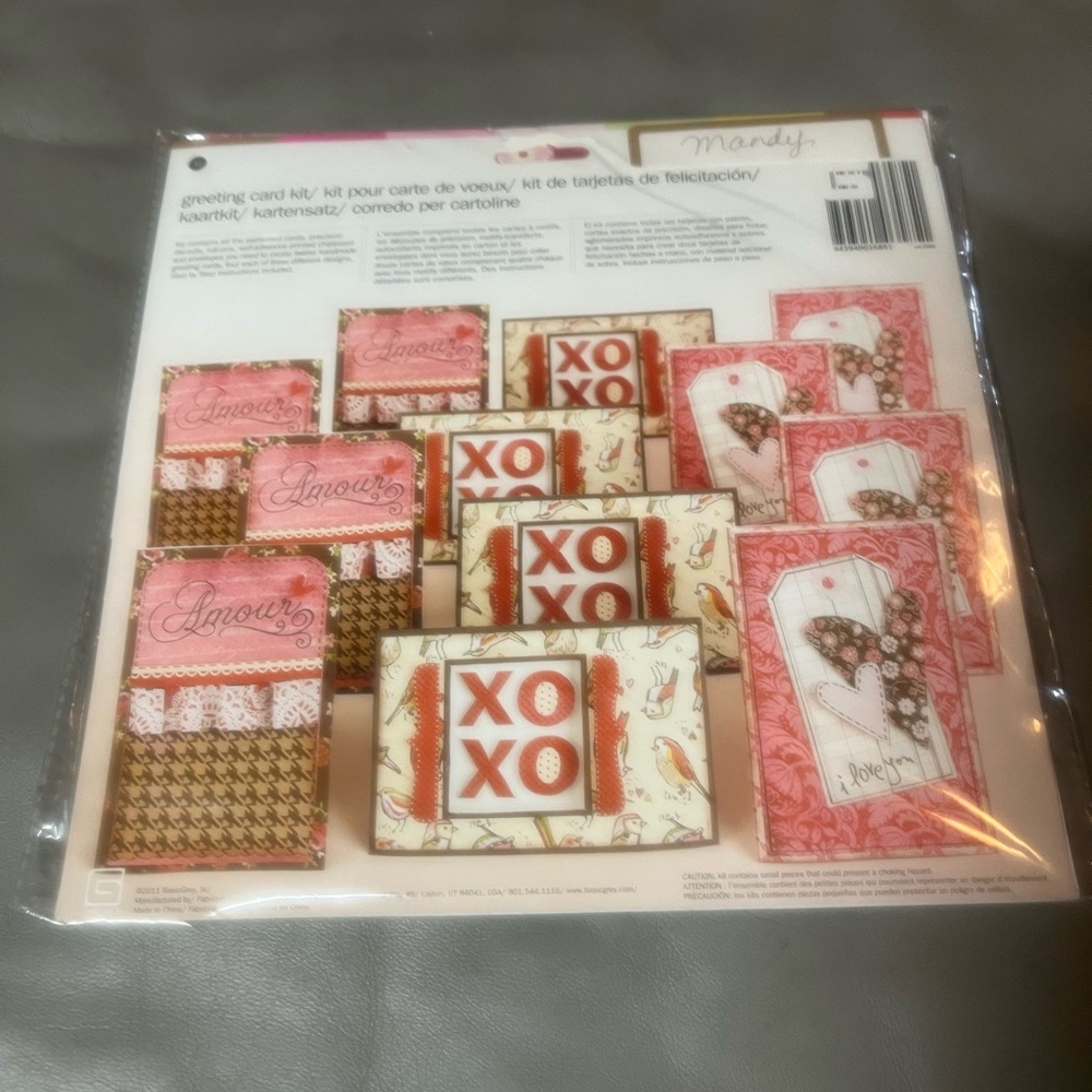 Stampin' Up! Greeting Card Kit - Pink and Red Designs